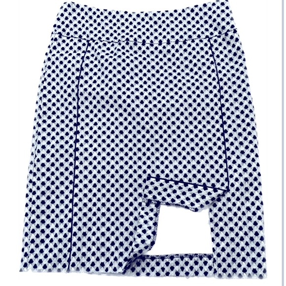 Margaret M pencil skirt dark navy/lace pattern XXL - Picture 2 of 2